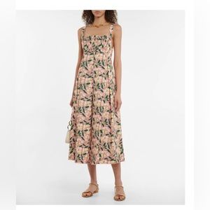 Agua Bendita Hortencia Dos Gardenias Rosa Midi Dress - NWT - Size Large